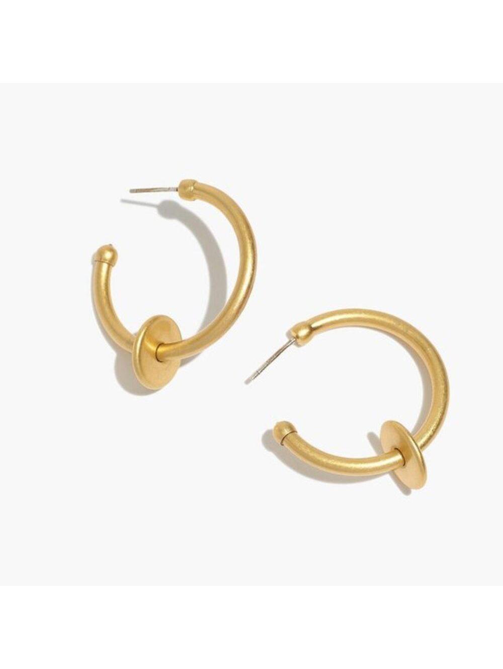 Madewell Washer Medium Hoop Earrings